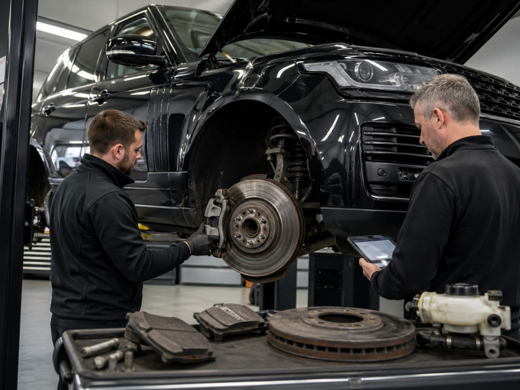 Почему тормоза на range rover требуют особого внимания